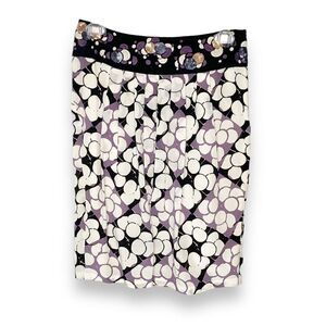 Anthropologie Floreat Silk Embroidered Sequin Bubbles Pencil Skirt Women’s Siz 2